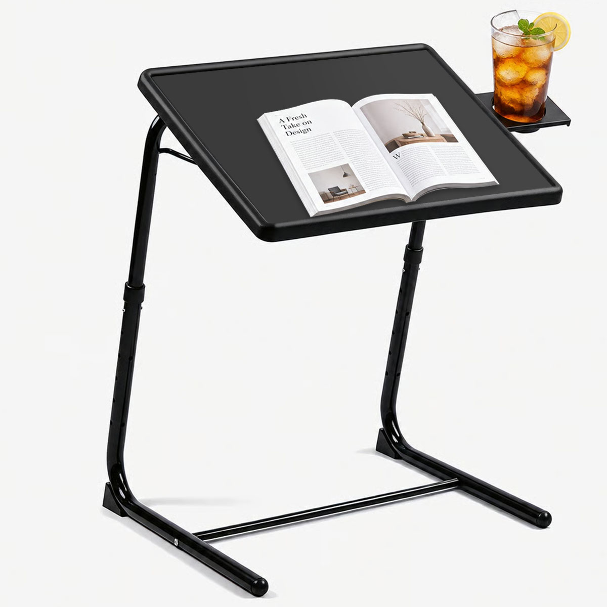 Tablet Lap Desk - โต๊ะวางแล็ปท็อปปรับระดับได้สำหรับใช้งานบนเตียง ปรับความสูงได้ 6 ระดับ ปรับเอียงได้ 3