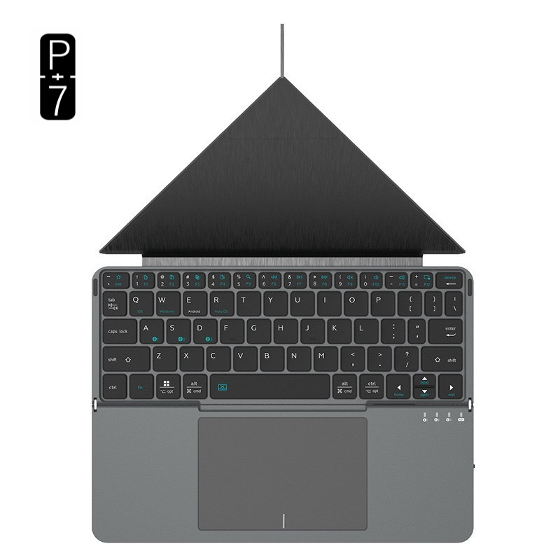 Tablet Keyboard Case - Ibox 11 คีย์บอร์ดพับได้สำหรับแท็บเล็ต เชื่อมต่อบลูทูธได้ทุกอุปกรณ์ พร้อมเคสตั้งสำหรับแท็บเล็ต Android