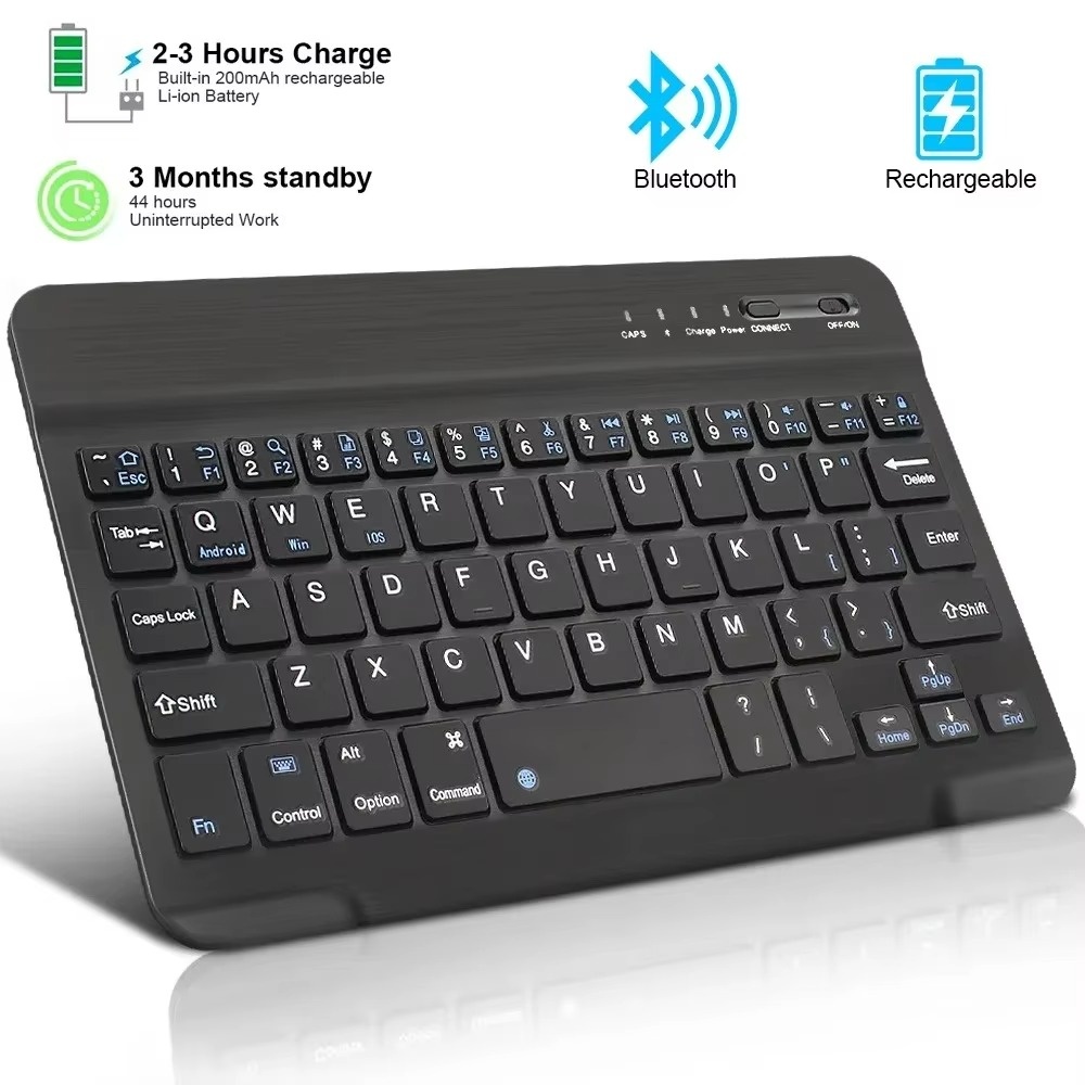 7/10 นิ้วบลูทูธไร้สายแป้นพิมพ์ - Tablet Accessories Kit บทวิจารณ์และราคา