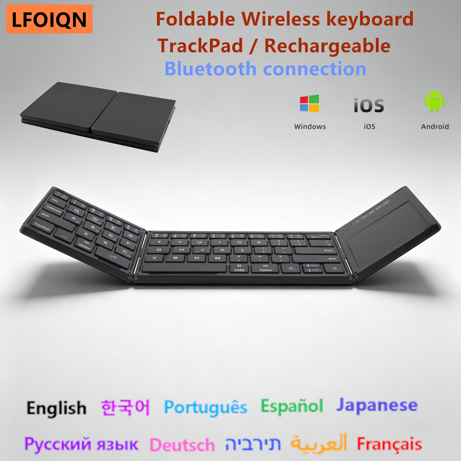 LFOIQN คีย์บอร์ดมินิไร้สายบลูท - Tablet Keyboard Case บทวิจารณ์และราคา
