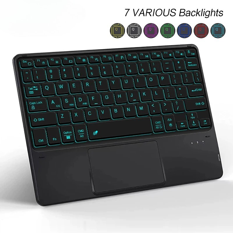คีย์บอร์ดทัชแพดแบบมีไฟแบ็คไลท์ - Accessories For Android Tablet บทวิจารณ์และราคา