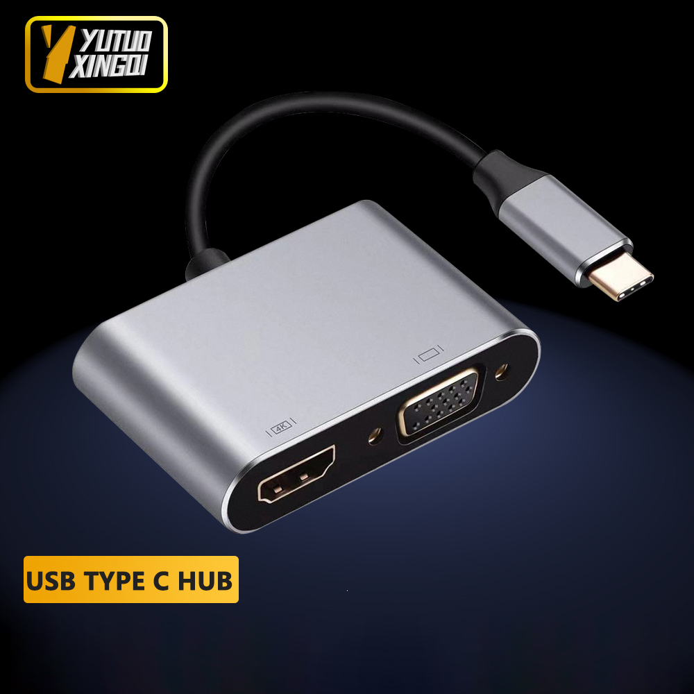 สายแปลง 4K USB Type C เป็น VGA - Usb Hub Type C บทวิจารณ์และราคา