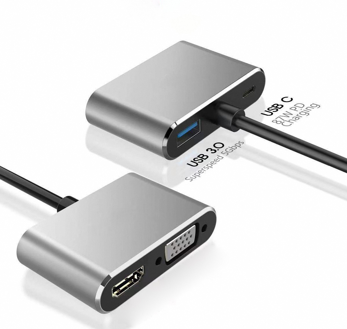 สายแปลง 4K USB Type C เป็น VGA - Usb Hub Type C บทวิจารณ์และราคา