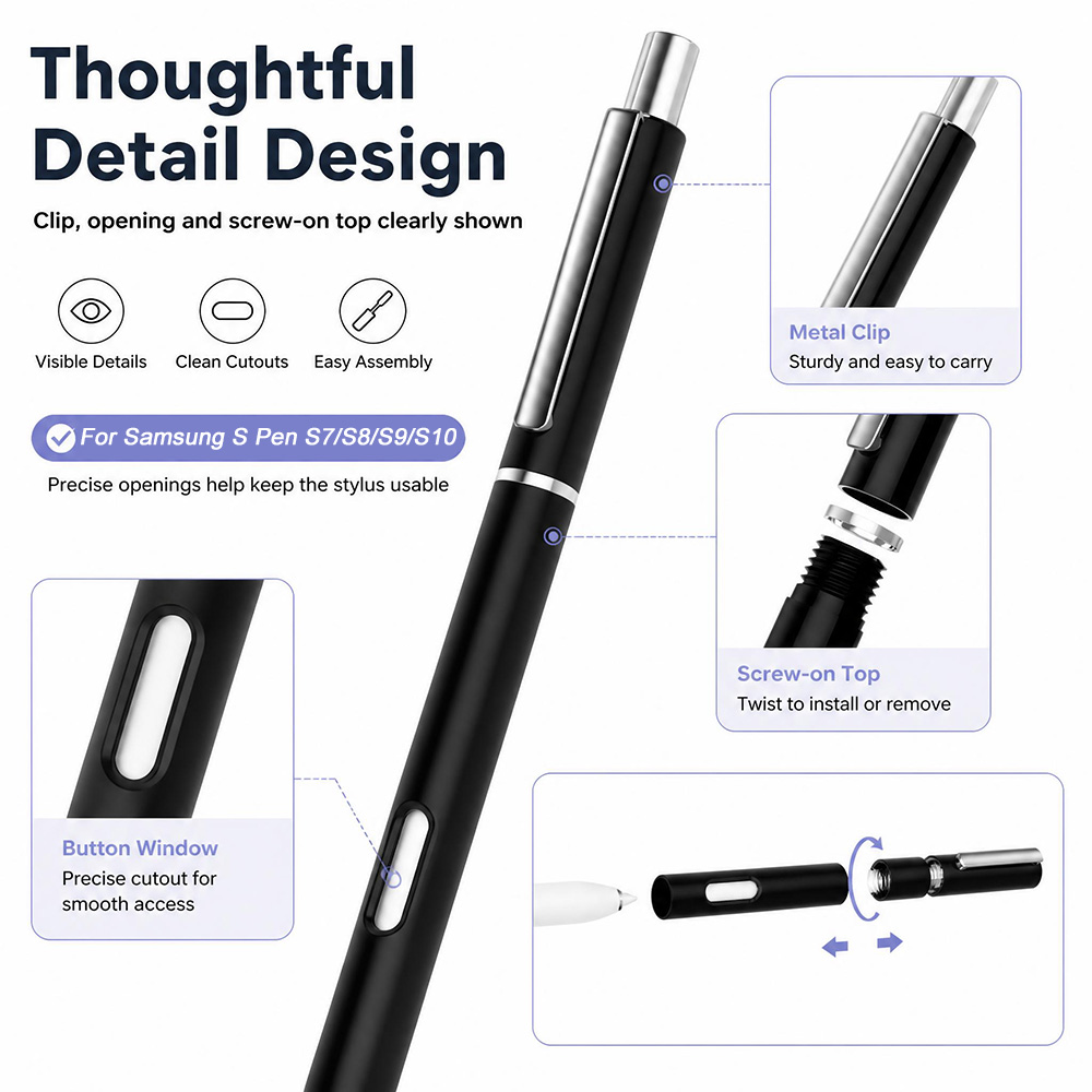 ปลอกปากกาสไตลัส ซองป้องกันปากก - Tablet Accessories For Samsung บทวิจารณ์และราคา