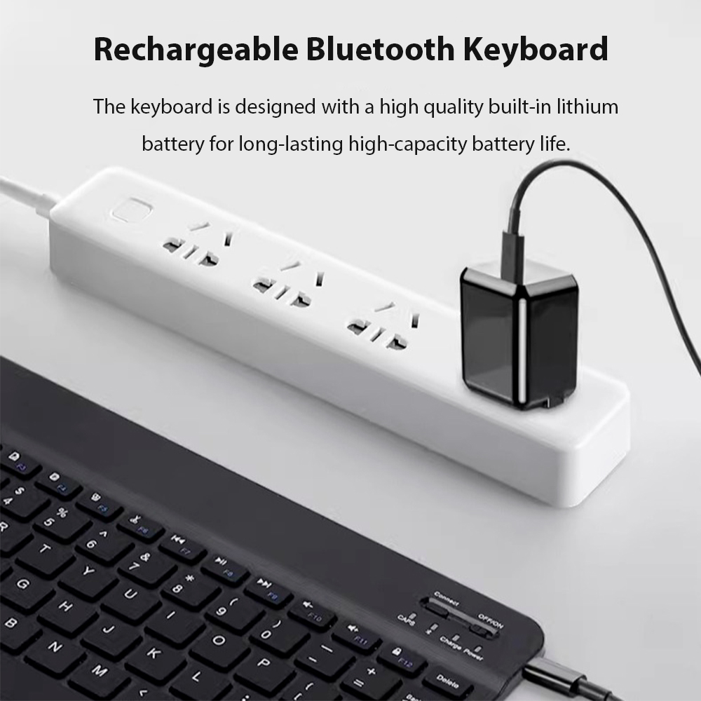 คีย์บอร์ดไร้สายบลูทูธสำหรับแอน - Accessories For Android Tablet บทวิจารณ์และราคา